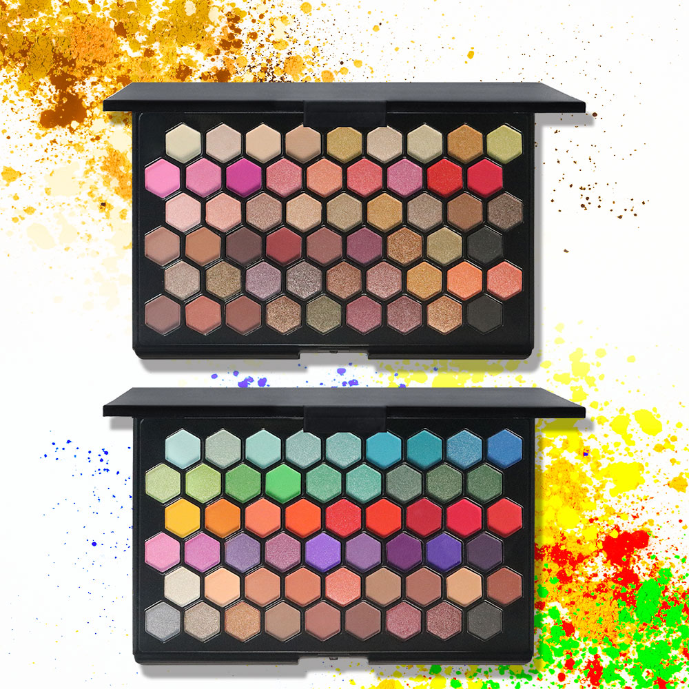Beauty Book Makeup Kit - POPFEEL 54-Farben-Lidschattenpalette – Vielseitige Erdtöne und