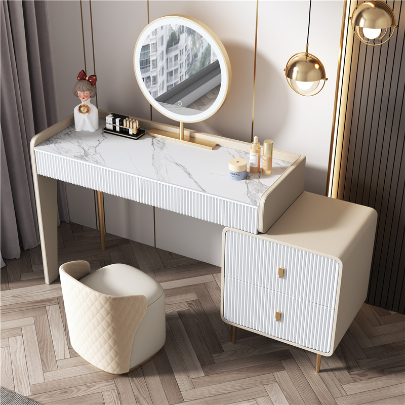 Beauty Without Makeup - Moderne Schlafzimmer Schminktisch Schubladen Spiegel Schreibtisch