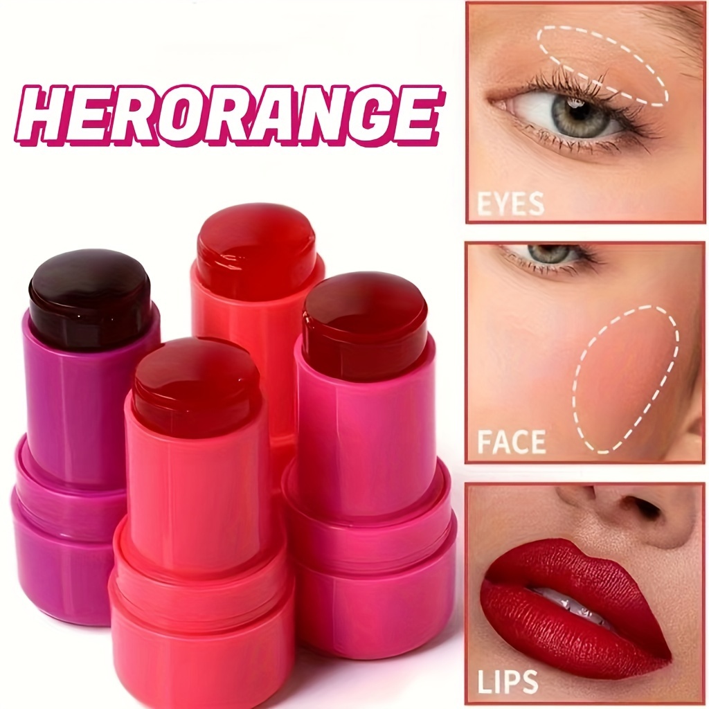 Ulta Beauty Makeup - Herorange Milch-Gelee Aquarell-Rouge-Stift, Lippen- & Wangen-Multifunktions-Konturierer,
