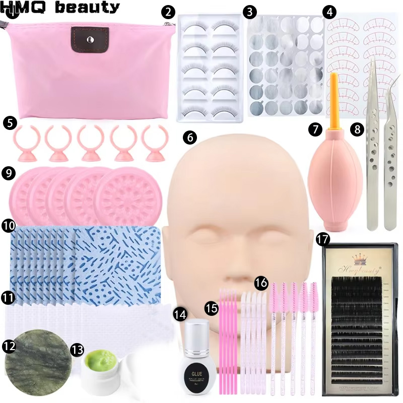Beauty Makeup Training - Falsche Wimpern Verlängerung Training Kit Praxis