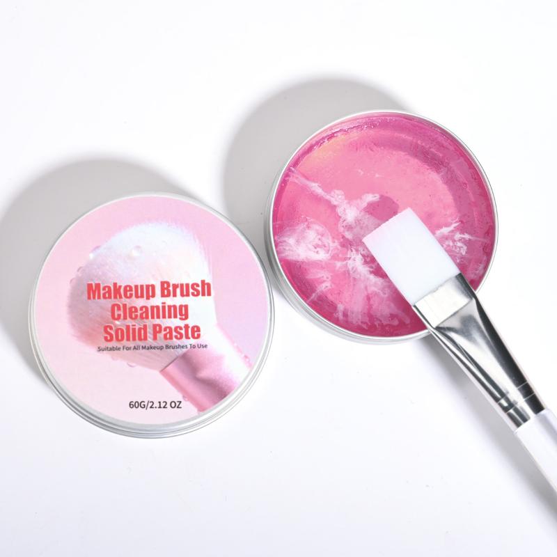 Beauty Makeup Bar - 60g Make-up-Pinsel-Schönheitsschwamm-Reinigungsseife, Multi-Schaum-Reinigungsriegel für Puderquasten, Make-up-Entferner-Reinigungsseife