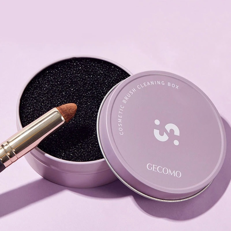 Cosmetic Sponge - Make-up Pinsel Reinigung Box Schnell Sauber