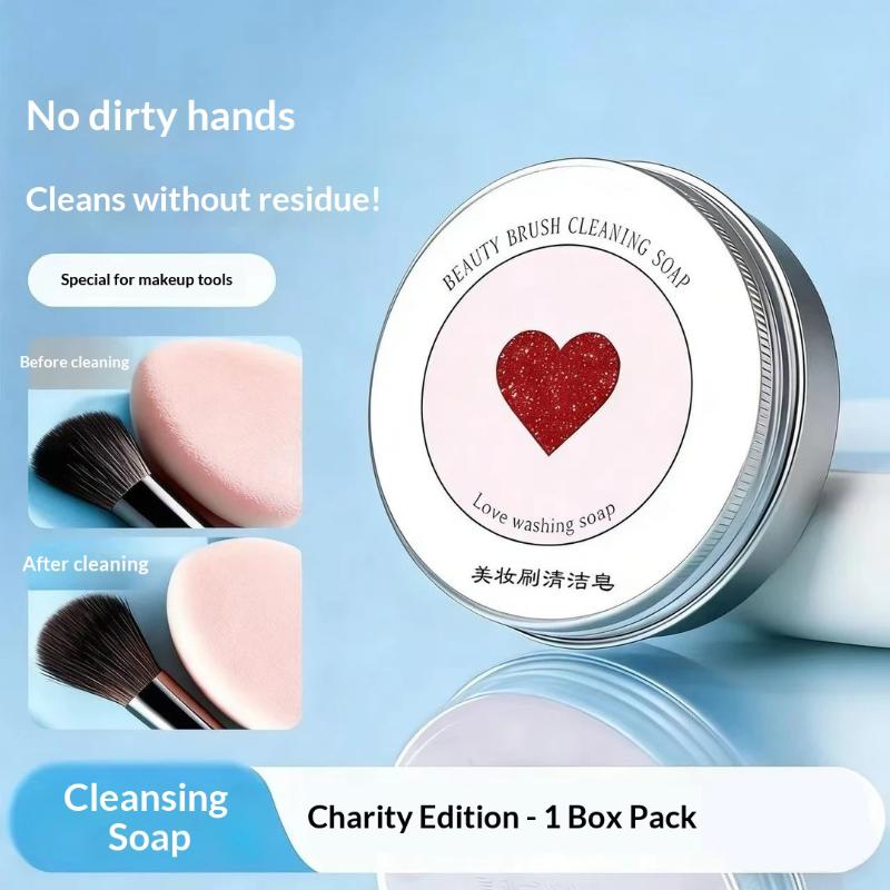 Beauty Makeup Brushes - Tragbare Make-up-Pinsel-Reinigungsseife 100g Multifunktionale Waschseife Wiederverwendbare