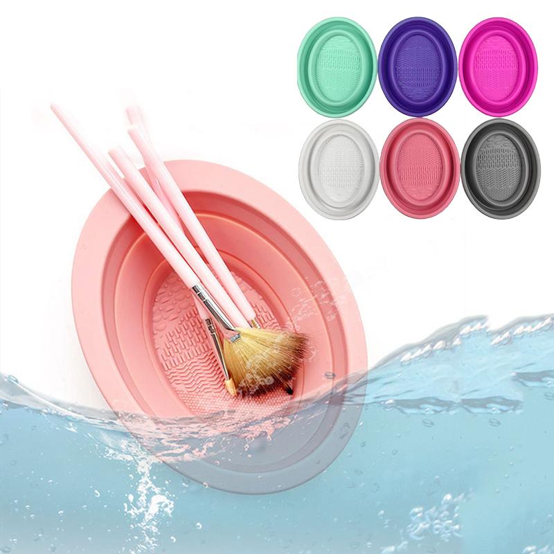 Beauty Makeup Brushes - Weiche Silikon Make-Up Pinsel Reiniger Falten