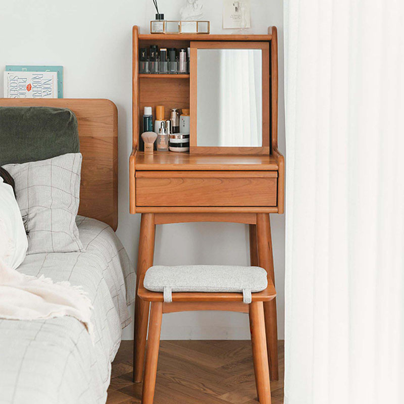 Beauty Makeup Table - Mini Holz Schubladen Schminktisch Lagerung Schreibtisch