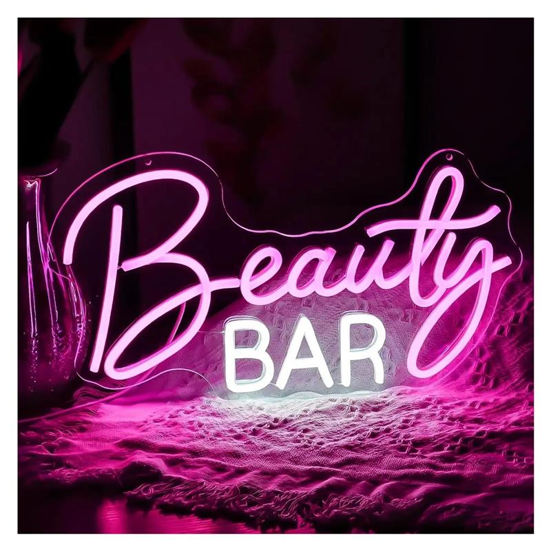 Beauty Bar Neonschild, dimmbar – Beauty Makeup Bar Bewertung und Preis