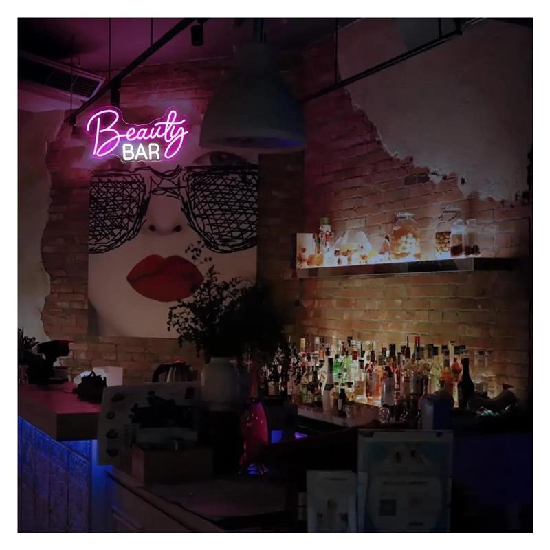 Beauty Bar Neonschild, dimmbar – Beauty Makeup Bar Bewertung und Preis