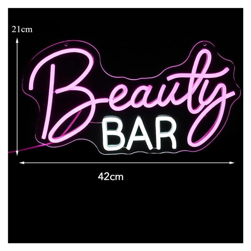 Beauty Bar Neonschild, dimmbar – Beauty Makeup Bar Bewertung und Preis