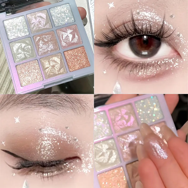Schneeflocken-Lidschatten in 9 – Beauty Book Makeup Kit Bewertung und Preis