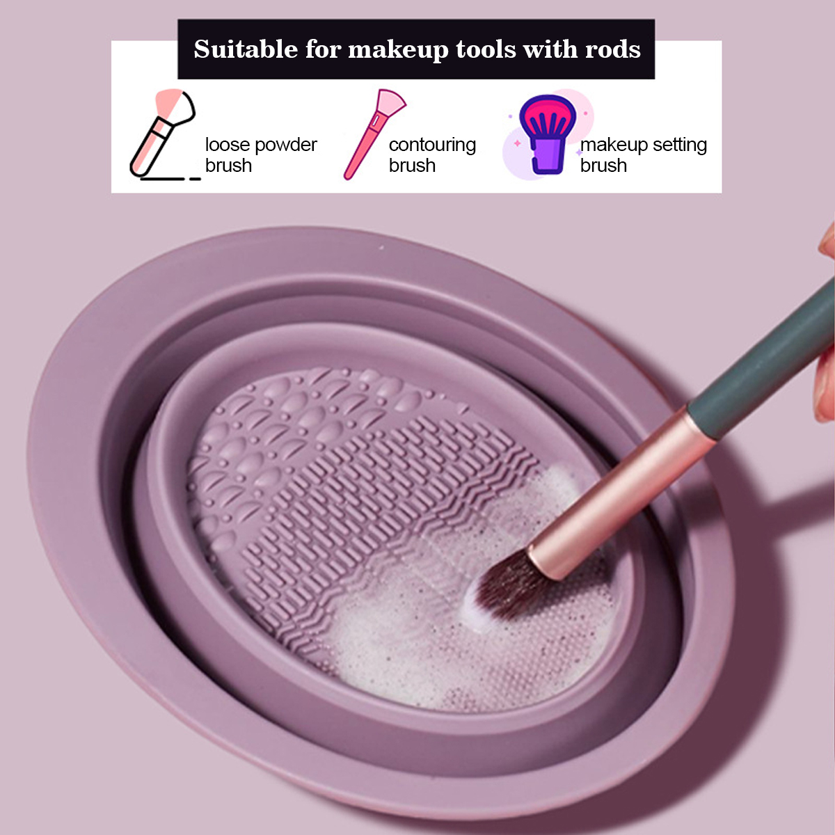 Silikon-Make-up-Pinsel-Reinigu – Beauty Makeup Brushes Bewertung und Preis
