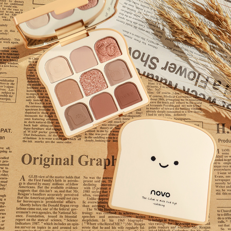 NOVO Toast 9 Farben Matte Lids – Beauty Makeup Novo Bewertung und Preis