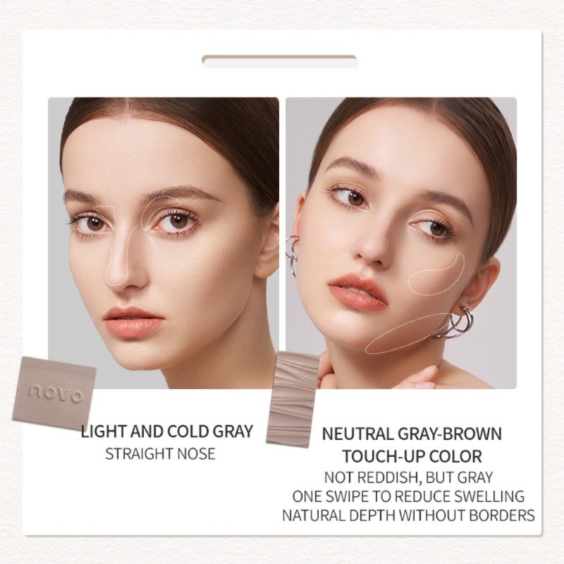 NOVO Dreifarbige Make-up-Palet – Beauty Makeup Novo Bewertung und Preis