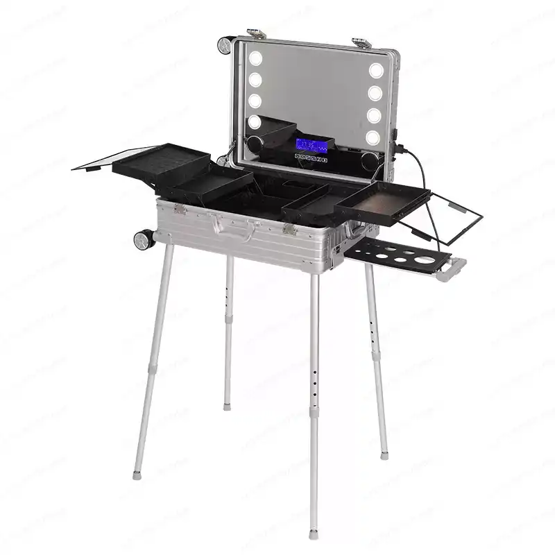 22-Zoll-Trolley-Koffer mit LED – Beauty Makeup Table Bewertung und Preis