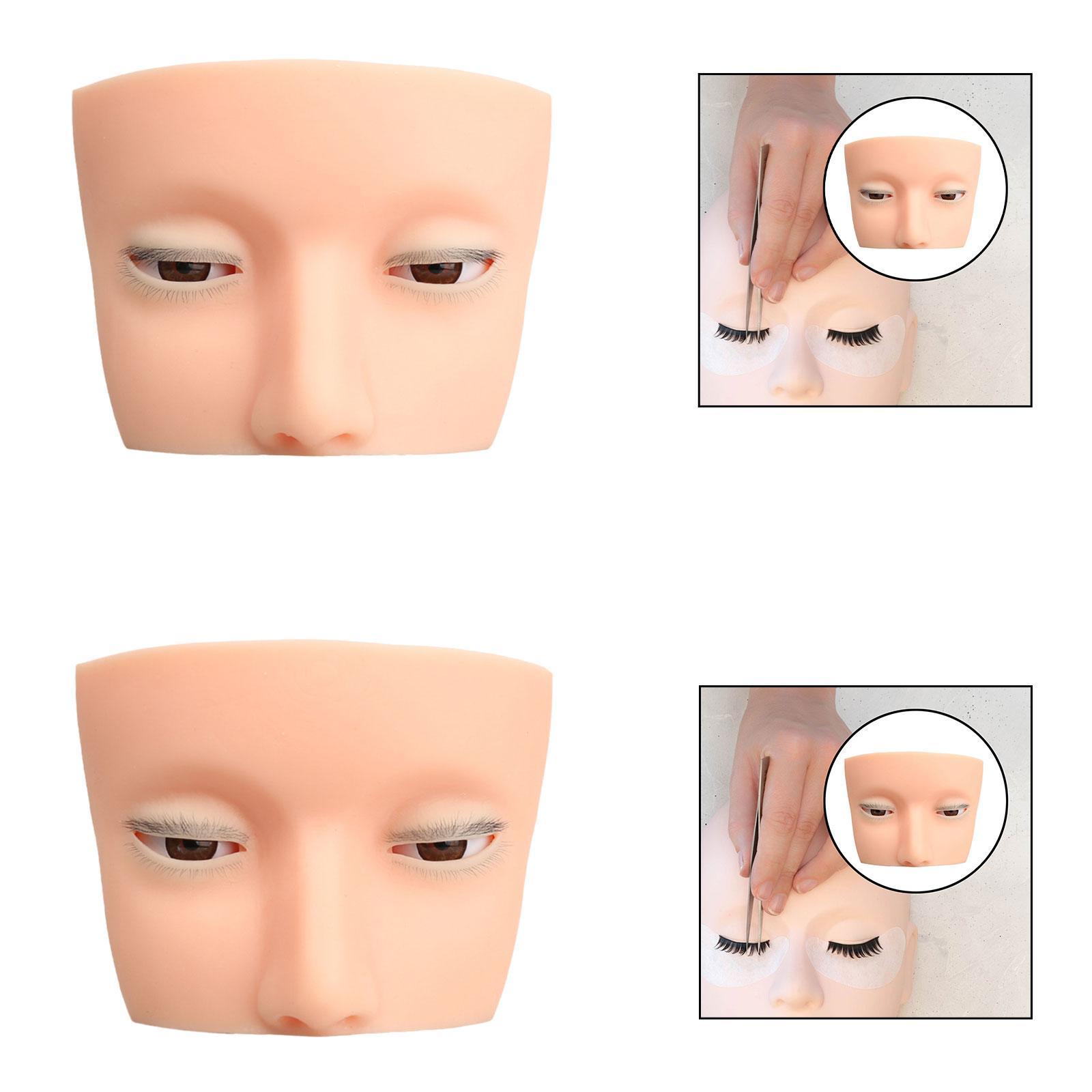 Silikon-Wimpern-Übungskopf mit – Beauty Makeup Training Bewertung und Preis