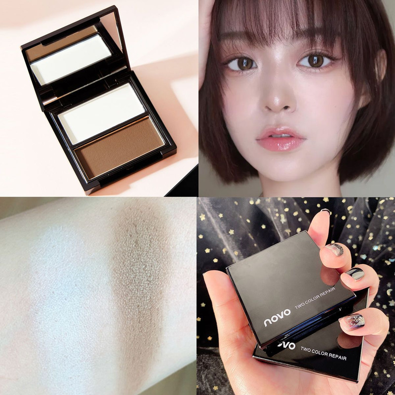NOVO Zweifarbiger Make-up-Pude – Beauty Makeup Novo Bewertung und Preis