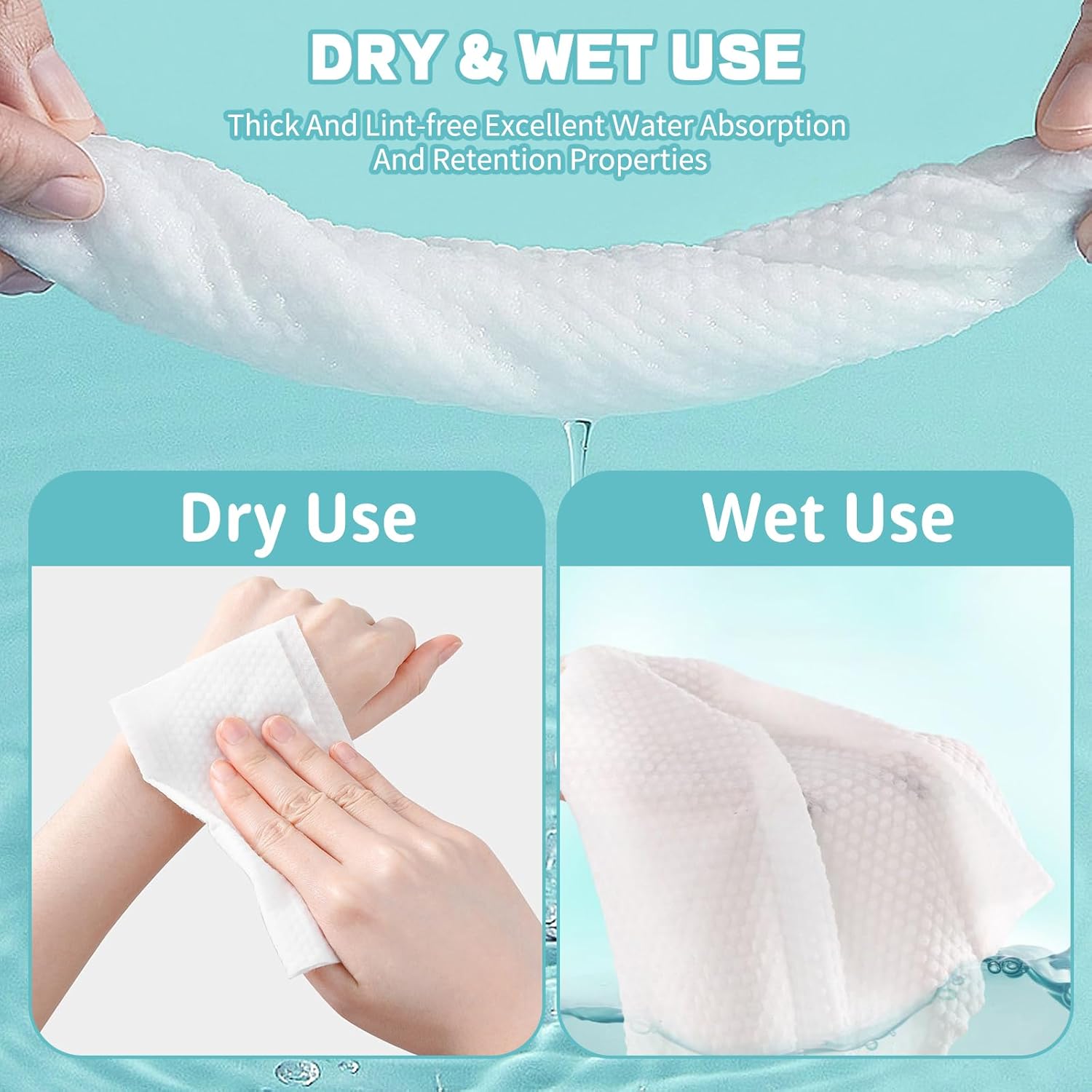 Dicke Einweg-Gesichtstücher au – Kiss Beauty Makeup Remover Bewertung und Preis