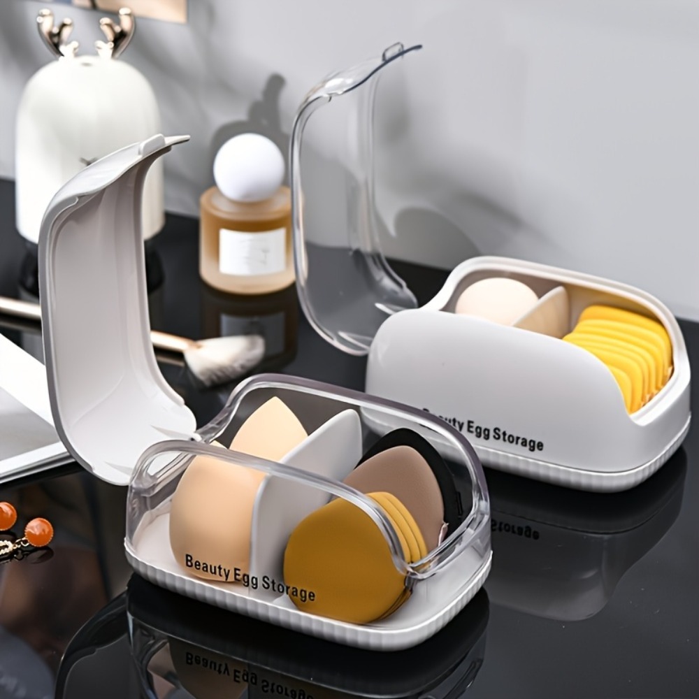 Doppelkammer-Aufbewahrungsbox  – Cosmetic Sponge Bewertung und Preis